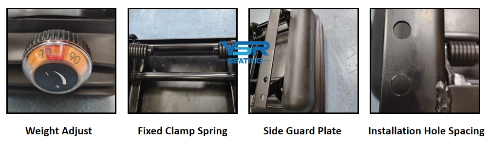Mechanical Suspension Seat Base Detail Mechanical Suspension Seat Base – Detailed Component View